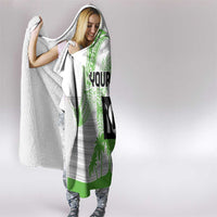 Cook Islands Marathon 2025-Pursuit in Paradise Hooded Blanket Green Color LT03 - Polynesian Pride