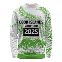 Cook Islands Marathon 2025-Pursuit in Paradise Long Sleeve Shirt Green Color LT03 Unisex Green - Polynesian Pride