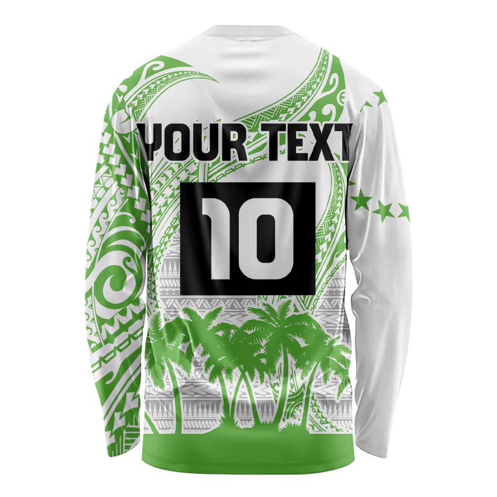 Cook Islands Marathon 2025-Pursuit in Paradise Long Sleeve Shirt Green Color LT03 - Polynesian Pride