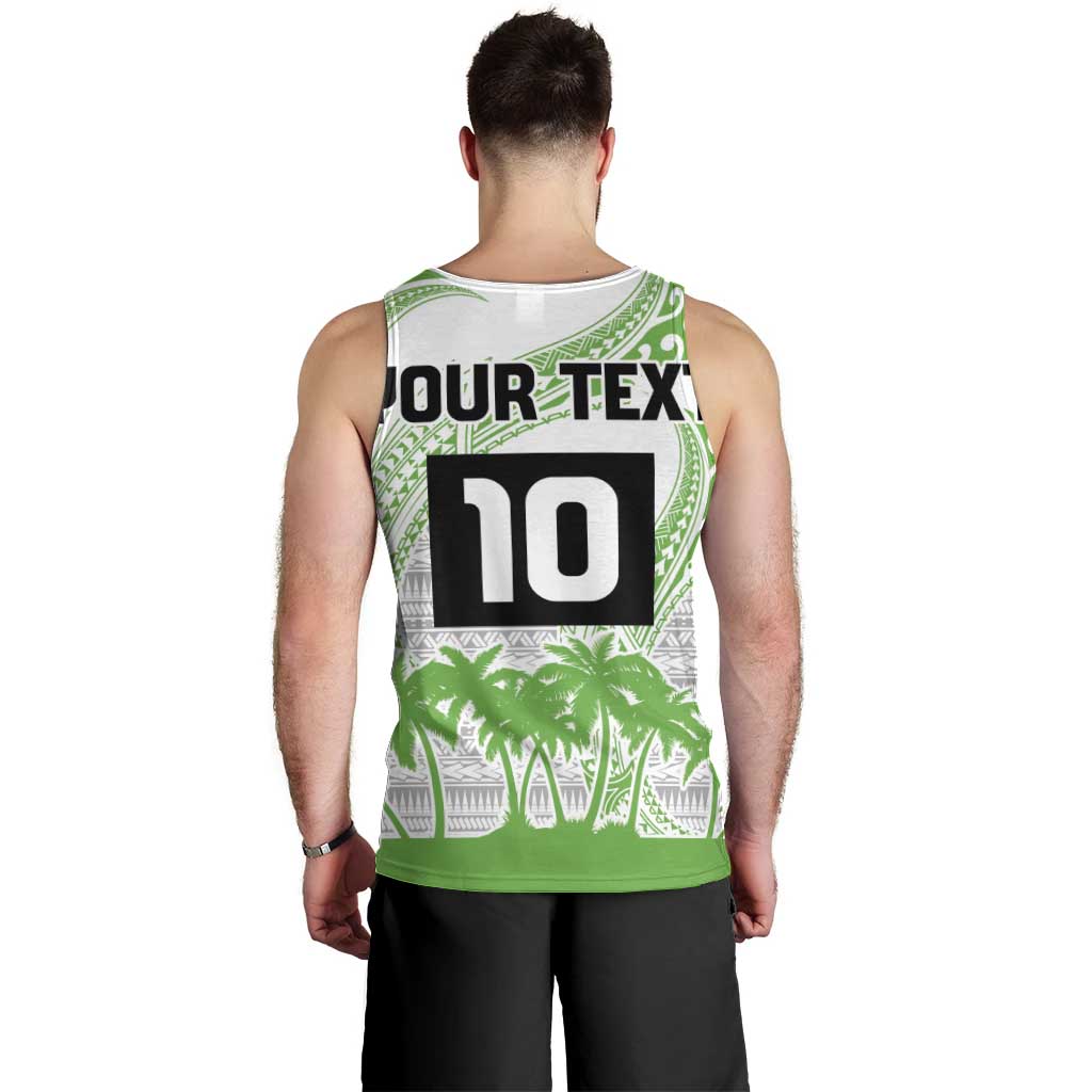 Cook Islands Marathon 2025-Pursuit in Paradise Men Tank Top Green Color LT03 - Polynesian Pride
