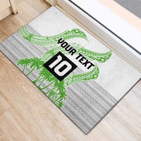 Cook Islands Marathon 2025-Pursuit in Paradise Rubber Doormat Green Color LT03 - Polynesian Pride
