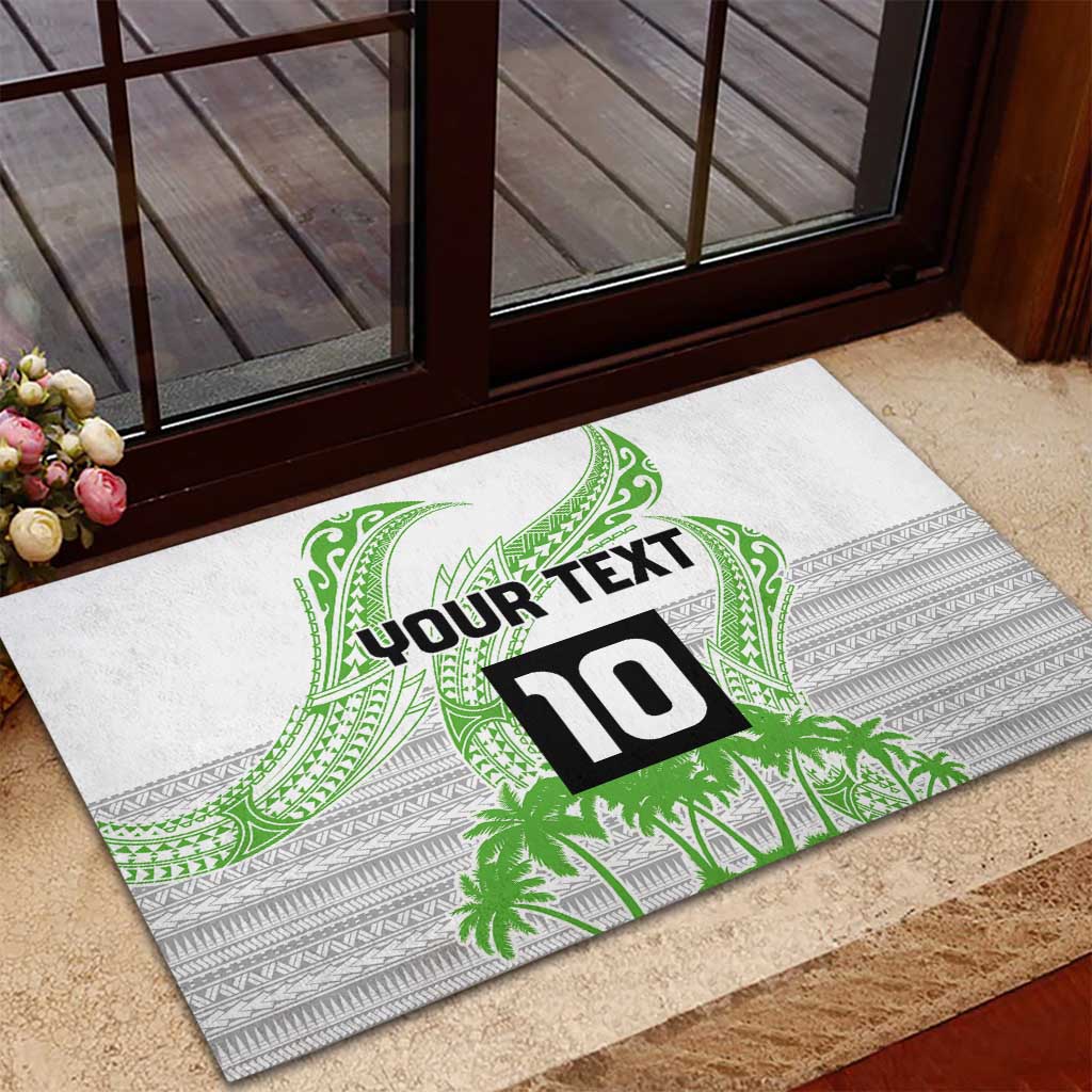 Cook Islands Marathon 2025-Pursuit in Paradise Rubber Doormat Green Color LT03 - Polynesian Pride