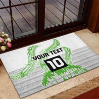Cook Islands Marathon 2025-Pursuit in Paradise Rubber Doormat Green Color LT03 - Polynesian Pride