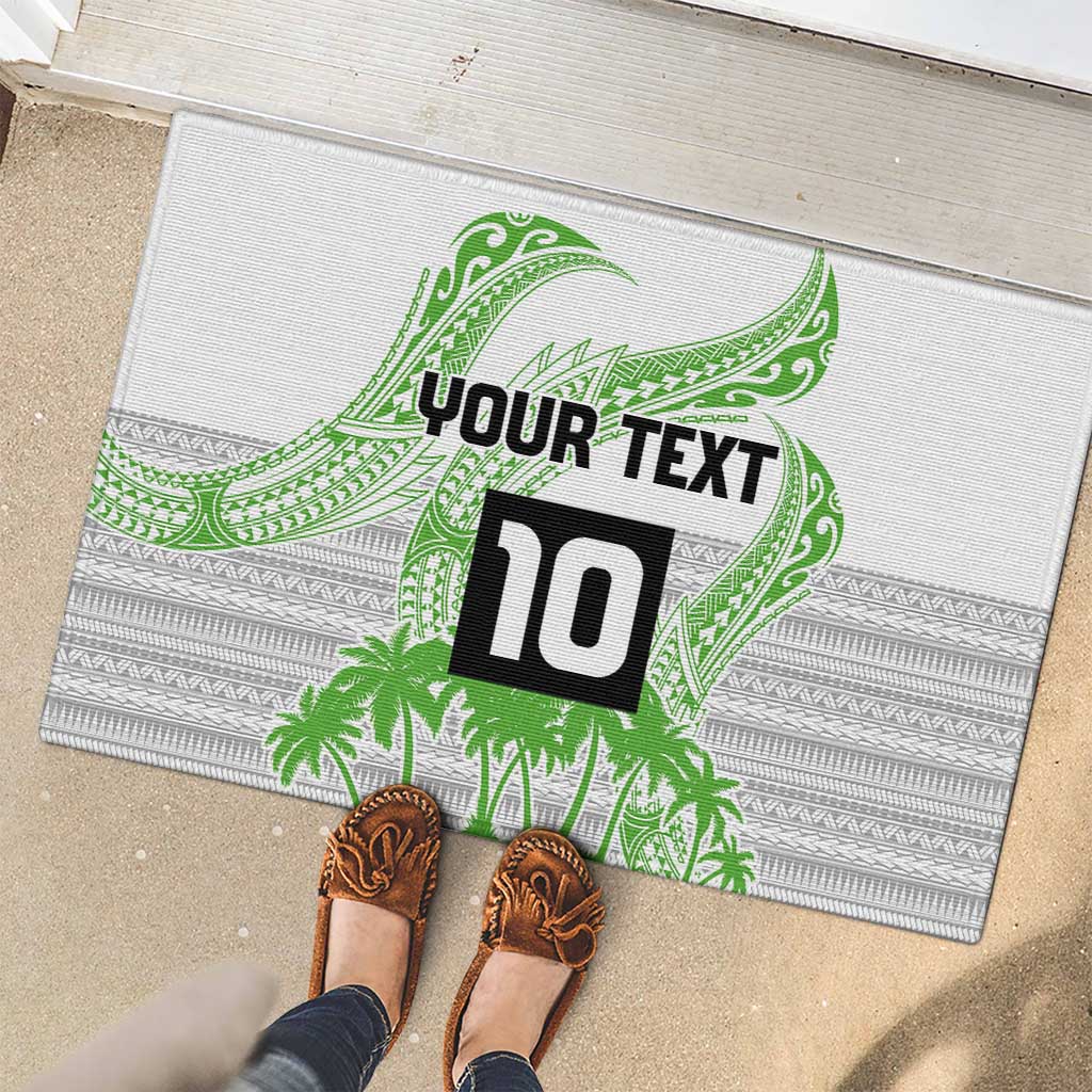 Cook Islands Marathon 2025-Pursuit in Paradise Rubber Doormat Green Color LT03 - Polynesian Pride