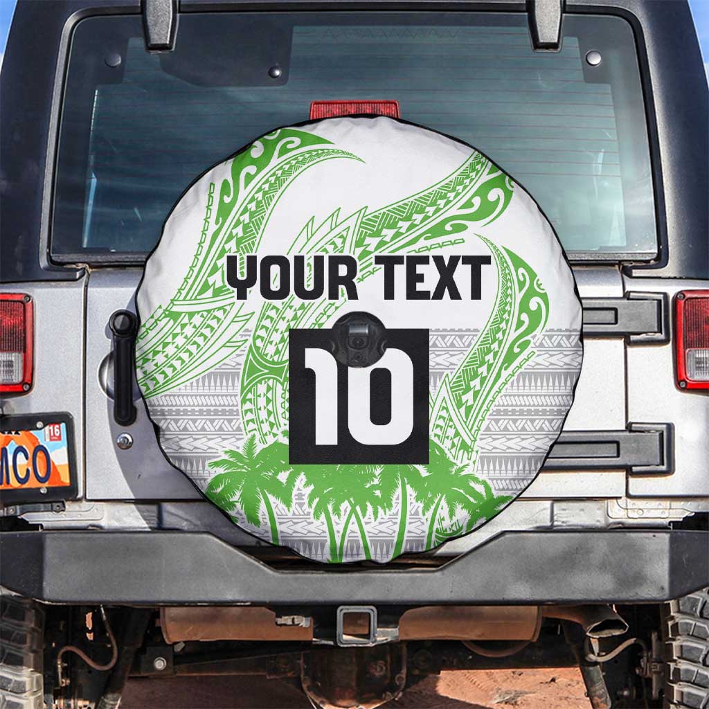 Cook Islands Marathon 2025-Pursuit in Paradise Spare Tire Cover Green Color LT03 Green - Polynesian Pride