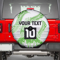 Cook Islands Marathon 2025-Pursuit in Paradise Spare Tire Cover Green Color LT03 - Polynesian Pride