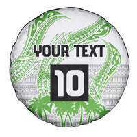 Cook Islands Marathon 2025-Pursuit in Paradise Spare Tire Cover Green Color LT03 - Polynesian Pride