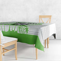 Cook Islands Marathon 2025-Pursuit in Paradise Tablecloth Green Color LT03 - Polynesian Pride