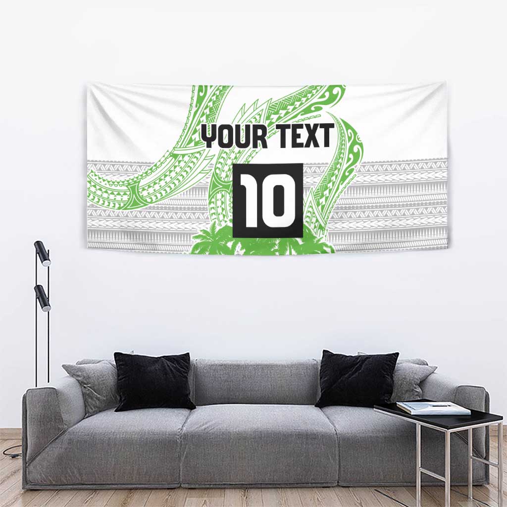 Cook Islands Marathon 2025-Pursuit in Paradise Tapestry Green Color