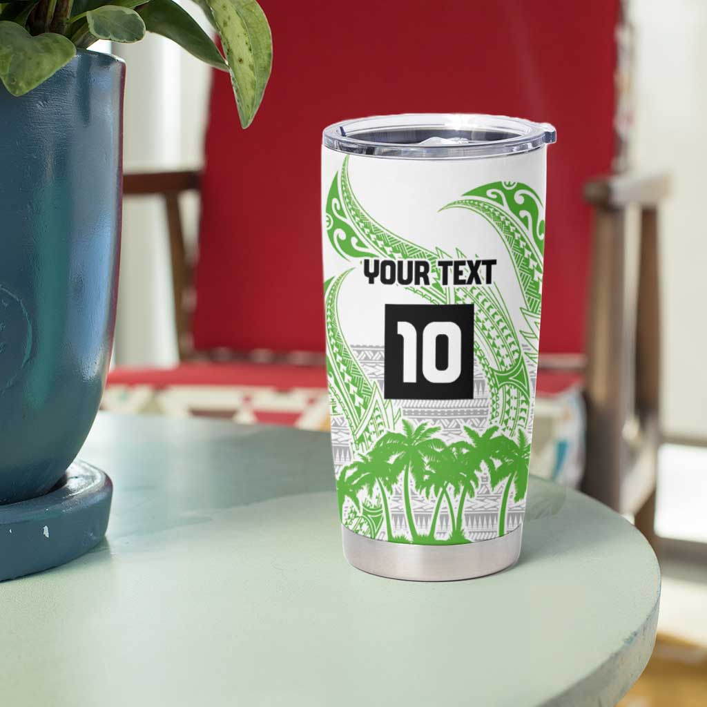Cook Islands Marathon 2025-Pursuit in Paradise Tumbler Cup Green Color LT03 - Polynesian Pride