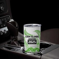 Cook Islands Marathon 2025-Pursuit in Paradise Tumbler Cup Green Color LT03 - Polynesian Pride