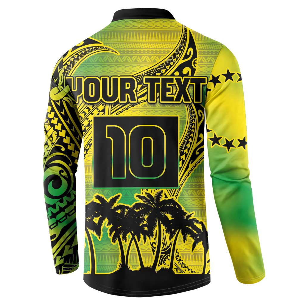Cook Islands Marathon 2025-Pursuit in Paradise Button Sweatshirt Special Edition LT03 - Polynesian Pride