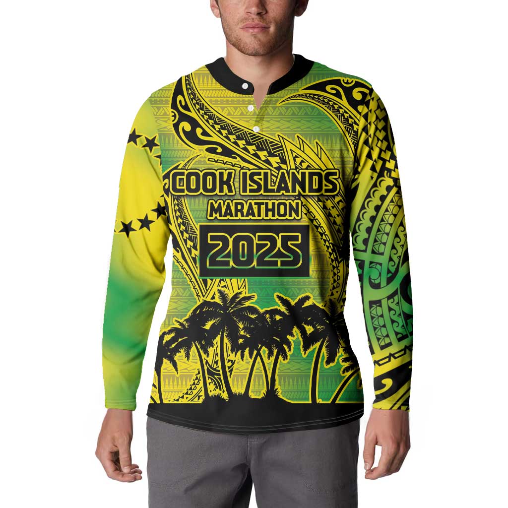 Cook Islands Marathon 2025-Pursuit in Paradise Button Sweatshirt Special Edition LT03 - Polynesian Pride