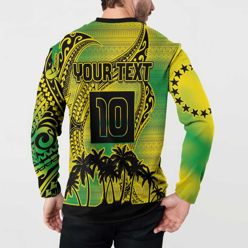 Cook Islands Marathon 2025-Pursuit in Paradise Button Sweatshirt Special Edition LT03 - Polynesian Pride