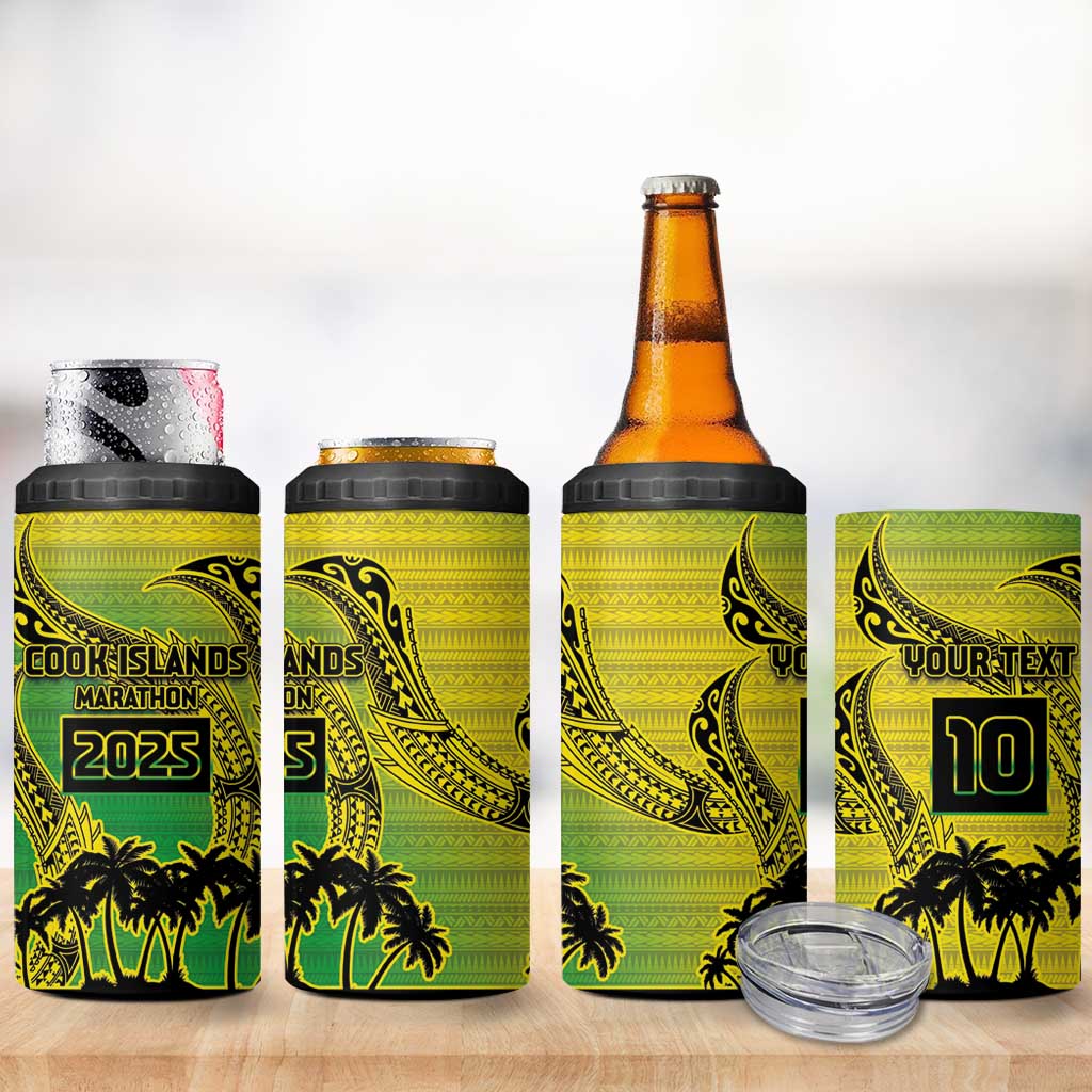 Cook Islands Marathon 2025-Pursuit in Paradise 4 in 1 Can Cooler Tumbler Special Edition LT03 - Polynesian Pride