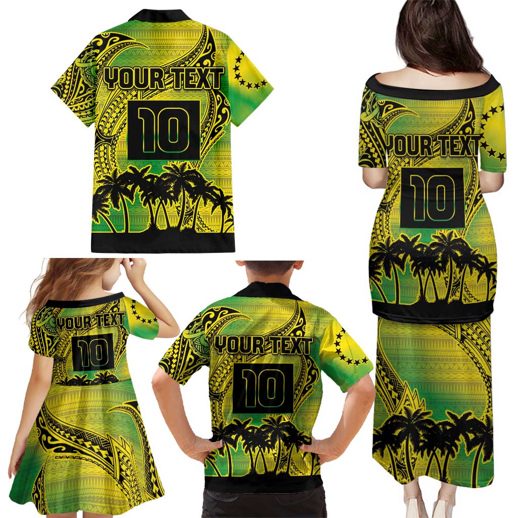 Cook Islands Marathon 2025-Pursuit in Paradise Family Matching Puletasi and Hawaiian Shirt Special Edition