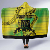 Cook Islands Marathon 2025-Pursuit in Paradise Hooded Blanket Special Edition LT03 One Size Yellow-Green - Polynesian Pride