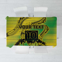 Cook Islands Marathon 2025-Pursuit in Paradise Tablecloth Special Edition LT03 Yellow-Green - Polynesian Pride