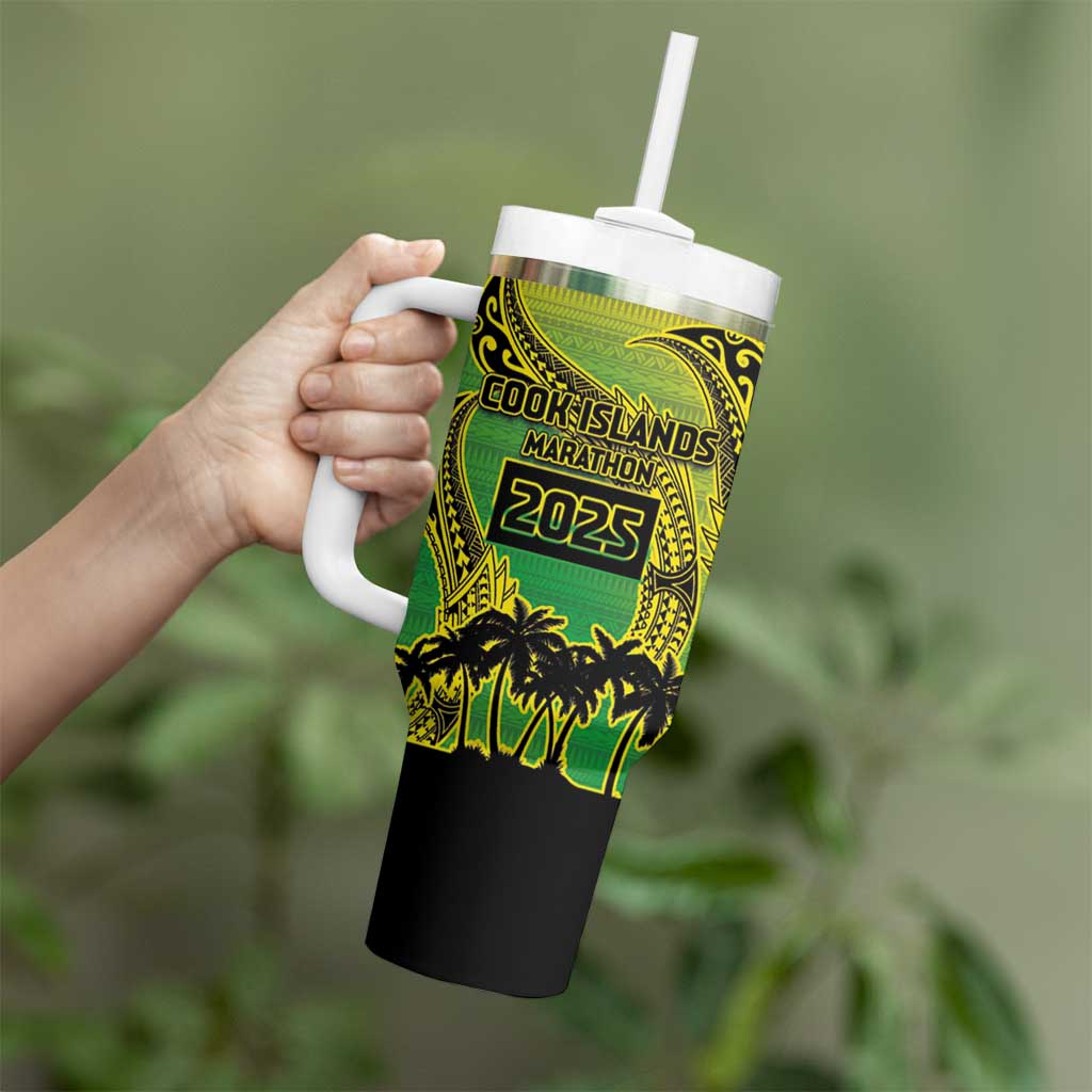 Cook Islands Marathon 2025-Pursuit in Paradise Tumbler With Handle Special Edition LT03 - Polynesian Pride
