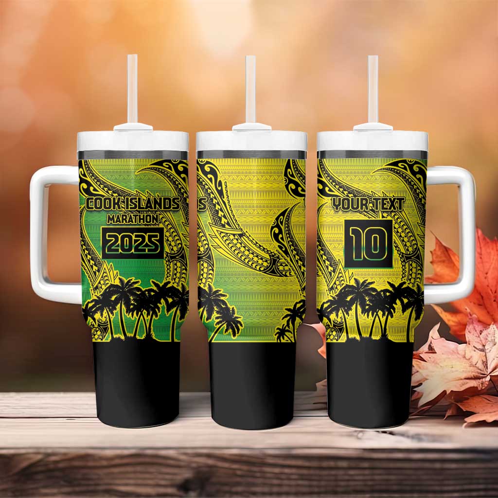 Cook Islands Marathon 2025-Pursuit in Paradise Tumbler With Handle Special Edition LT03 - Polynesian Pride