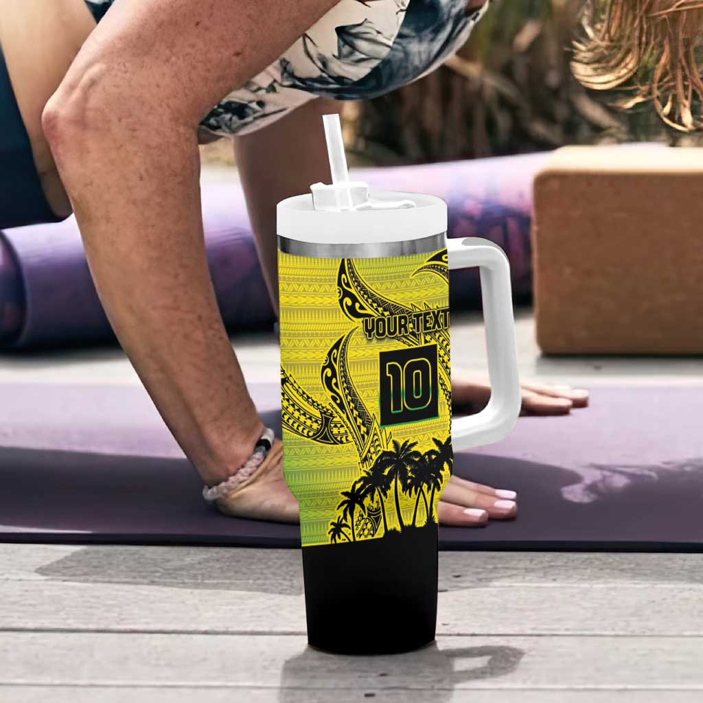 Cook Islands Marathon 2025-Pursuit in Paradise Tumbler With Handle Special Edition LT03 - Polynesian Pride