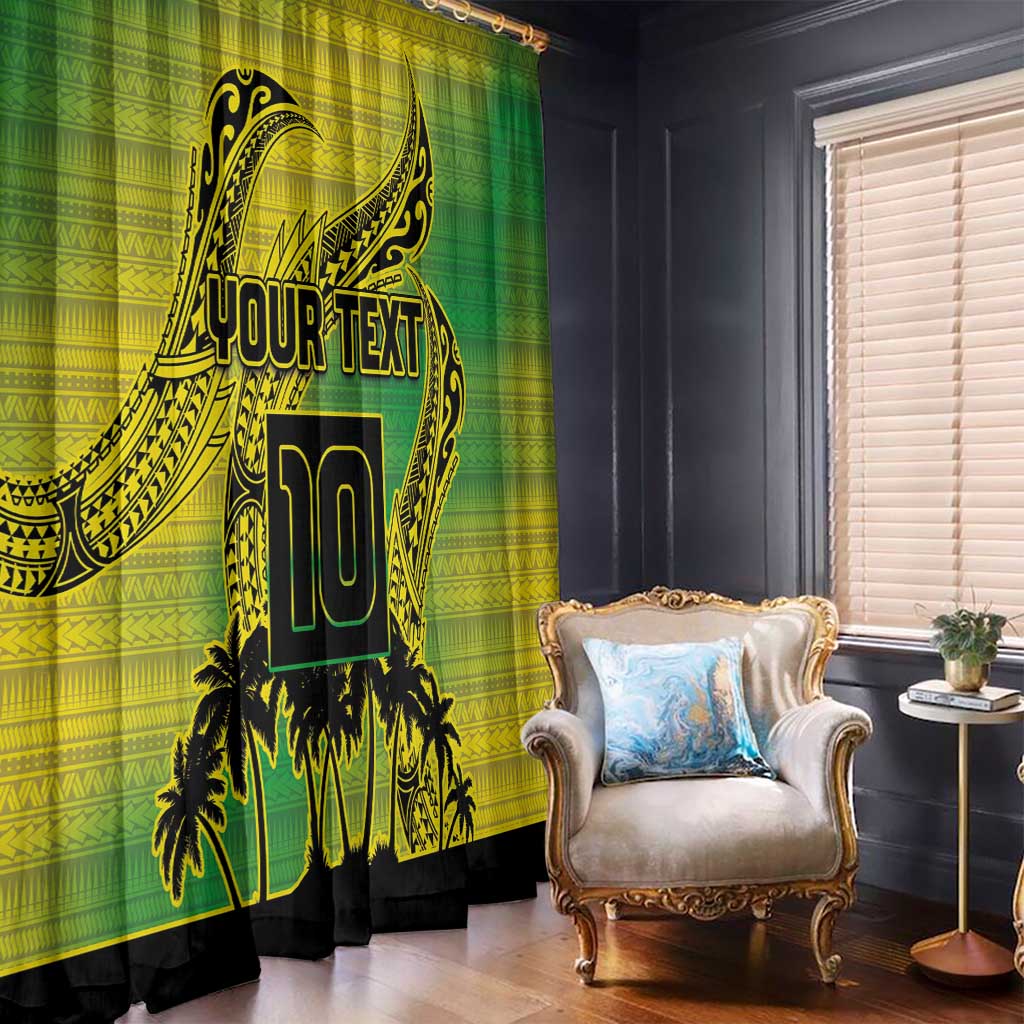 Cook Islands Marathon 2025-Pursuit in Paradise Window Curtain Special Edition LT03 - Polynesian Pride