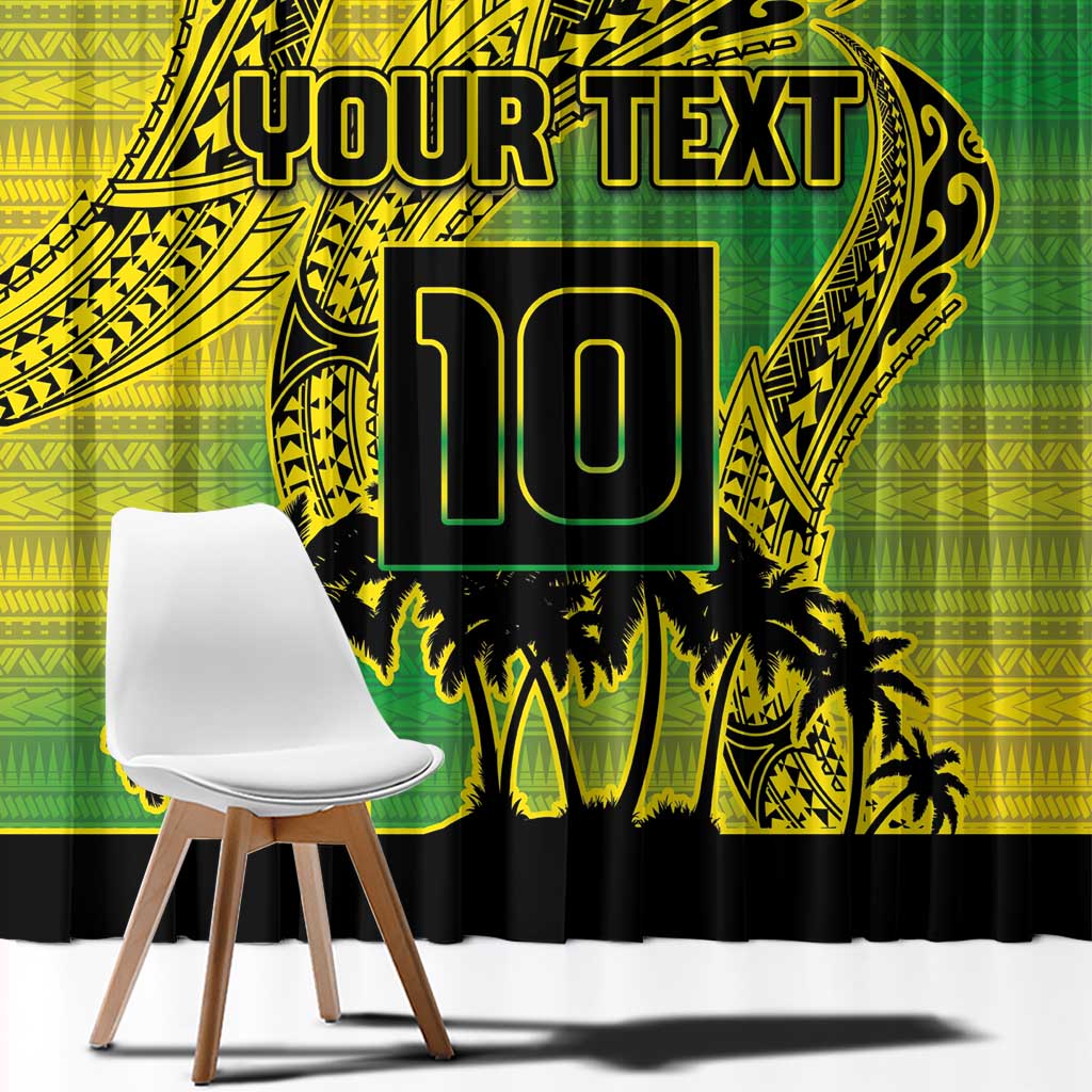 Cook Islands Marathon 2025-Pursuit in Paradise Window Curtain Special Edition LT03 - Polynesian Pride