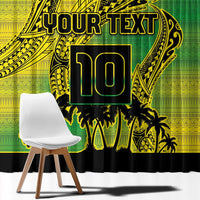 Cook Islands Marathon 2025-Pursuit in Paradise Window Curtain Special Edition LT03 - Polynesian Pride