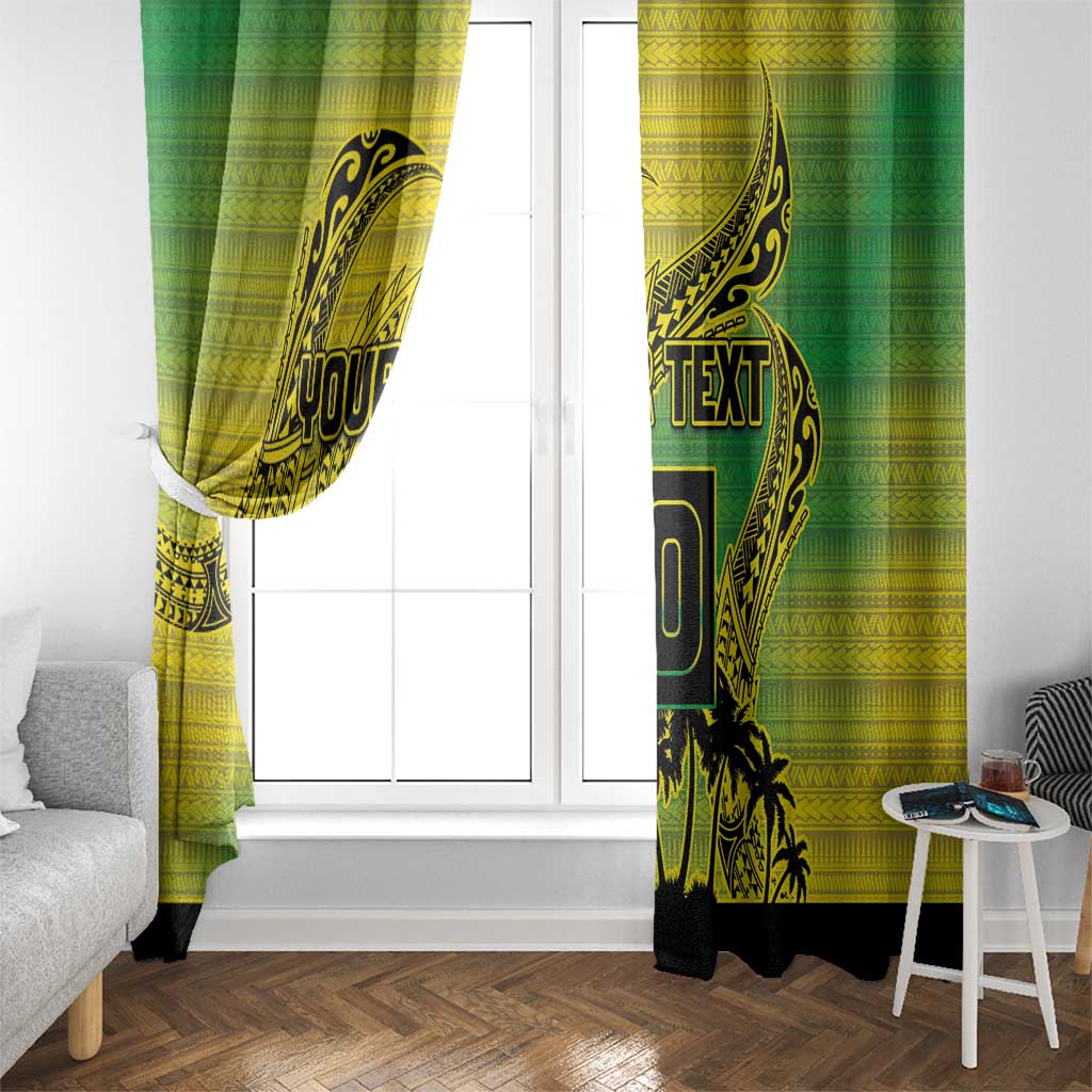Cook Islands Marathon 2025-Pursuit in Paradise Window Curtain Special Edition LT03 - Polynesian Pride