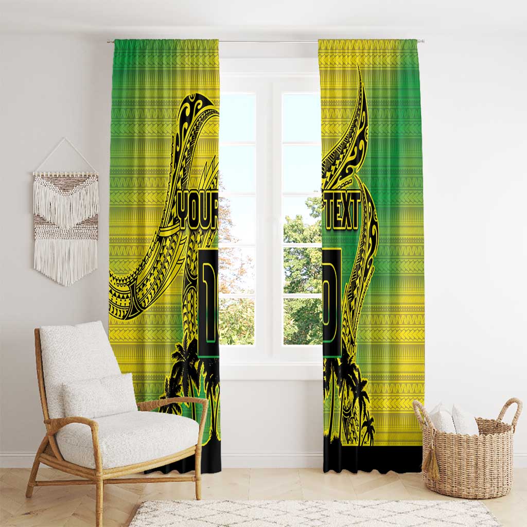 Cook Islands Marathon 2025-Pursuit in Paradise Window Curtain Special Edition LT03 - Polynesian Pride