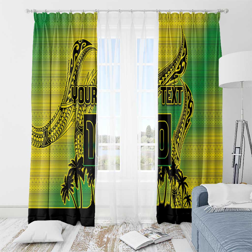 Cook Islands Marathon 2025-Pursuit in Paradise Window Curtain Special Edition LT03 - Polynesian Pride