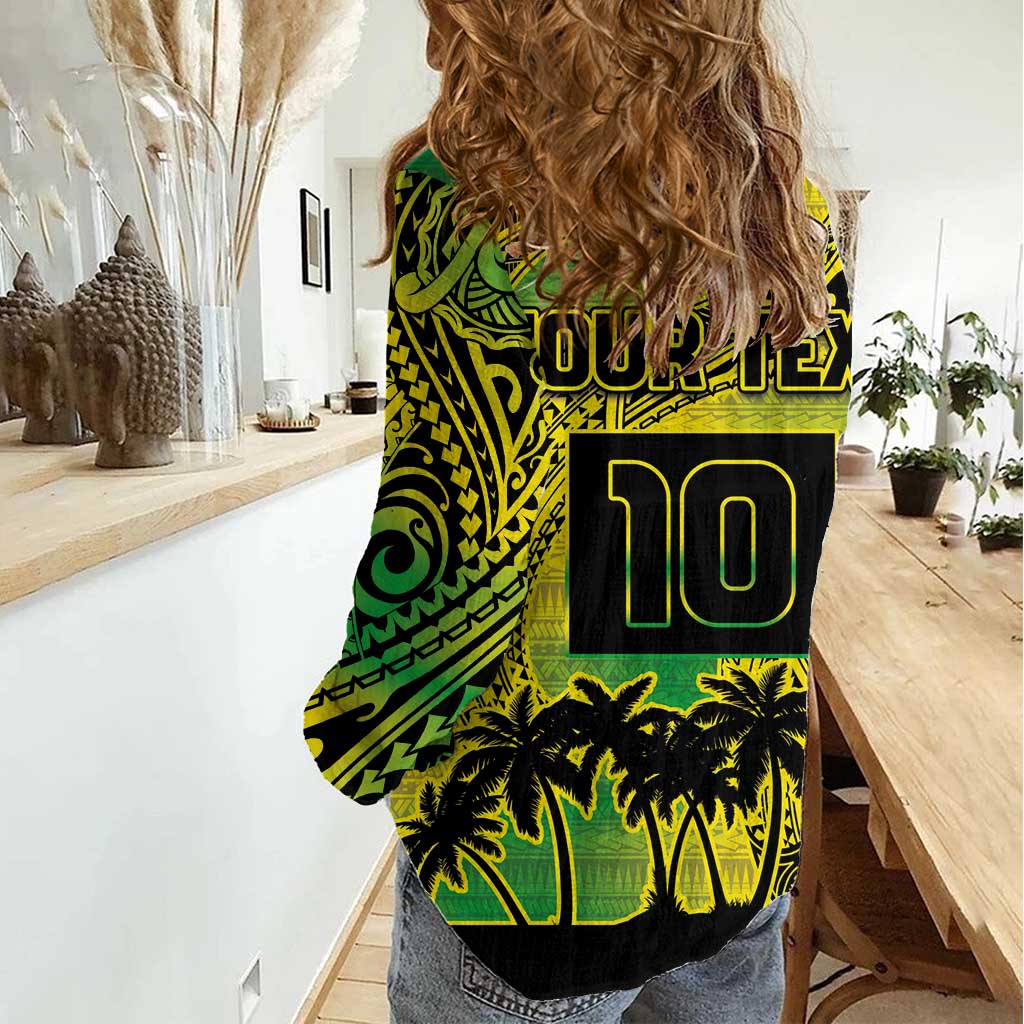 Cook Islands Marathon 2025-Pursuit in Paradise Women Casual Shirt Special Edition