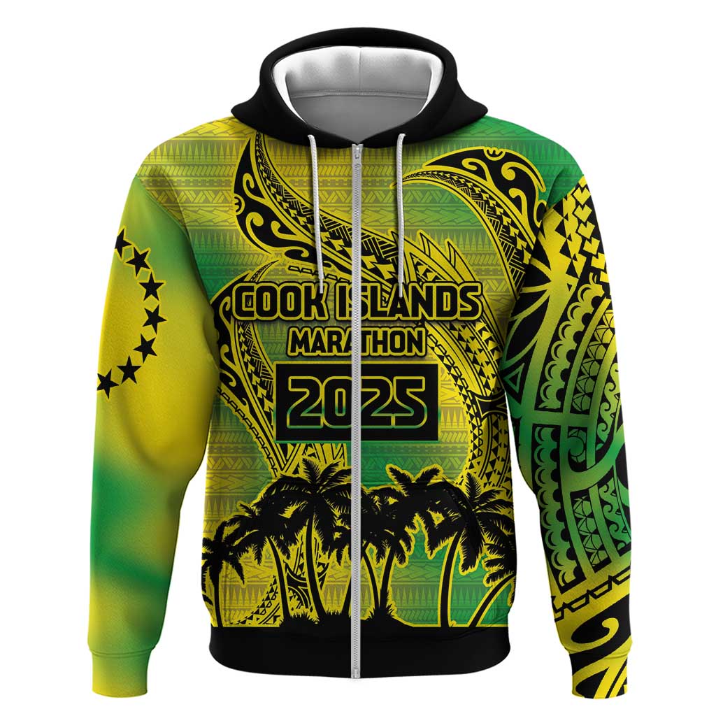 Cook Islands Marathon 2025-Pursuit in Paradise Zip Hoodie Special Edition