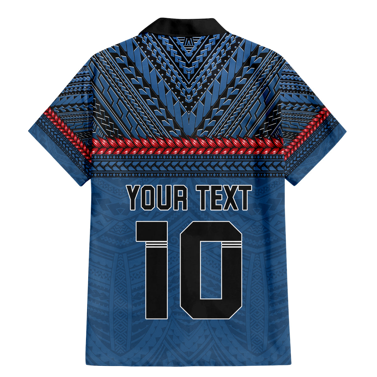 Custom Toa Samoa Rugby Family Matching Mermaid Dress and Hawaiian Shirt Samoan Warrior Ula Fala Tribal Pattern LT03