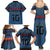 Custom Toa Samoa Rugby Family Matching Summer Maxi Dress and Hawaiian Shirt Samoan Warrior Ula Fala Tribal Pattern LT03