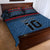 Custom Toa Samoa Rugby Quilt Bed Set Samoan Warrior Ula Fala Tribal Pattern