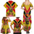 Custom Papua New Guinea Rugby Family Matching Summer Maxi Dress and Hawaiian Shirt Bird of Paradise and Hibiscus Polynesian Pattern Yellow Color LT03