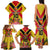 Custom Papua New Guinea Rugby Family Matching Tank Maxi Dress and Hawaiian Shirt Bird of Paradise and Hibiscus Polynesian Pattern Yellow Color LT03