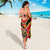 Custom Papua New Guinea Rugby Sarong Bird of Paradise and Hibiscus Polynesian Pattern Yellow Color