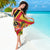 Custom Papua New Guinea Rugby Sarong Bird of Paradise and Hibiscus Polynesian Pattern Yellow Color