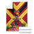 Custom Papua New Guinea Rugby Blanket Bird of Paradise and Hibiscus Polynesian Pattern Red Color