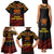 Papua New Guinea Bird-of-Paradise Family Matching Tank Maxi Dress and Hawaiian Shirt Coat of Arms and Tribal Patterns LT03 - Polynesian Pride