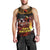 Papua New Guinea Bird-of-Paradise Men Tank Top Coat of Arms and Tribal Patterns LT03 - Polynesian Pride