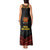 Papua New Guinea Bird-of-Paradise Tank Maxi Dress Coat of Arms and Tribal Patterns LT03 - Polynesian Pride