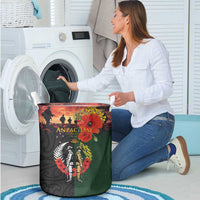 New Zealand and Australia ANZAC Day Laundry Basket Lest We Forget Indigenous and Maori Pattern LT03 - Polynesian Pride