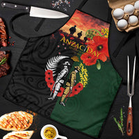 New Zealand and Australia ANZAC Day Apron Lest We Forget Indigenous and Maori Pattern LT03 Multicolor - Polynesian Pride