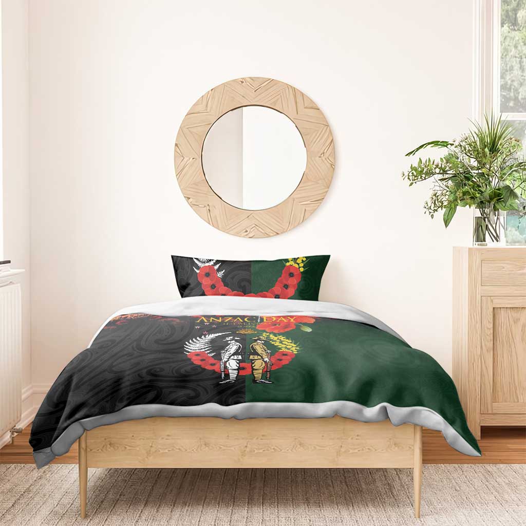 New Zealand and Australia ANZAC Day Bedding Set Lest We Forget Indigenous and Maori Pattern LT03 - Polynesian Pride