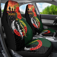 New Zealand and Australia ANZAC Day Car Seat Cover Lest We Forget Indigenous and Maori Pattern LT03 - Polynesian Pride