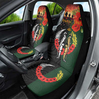 New Zealand and Australia ANZAC Day Car Seat Cover Lest We Forget Indigenous and Maori Pattern LT03 - Polynesian Pride