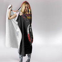 New Zealand and Australia ANZAC Day Hooded Blanket Lest We Forget Indigenous and Maori Pattern LT03 - Polynesian Pride